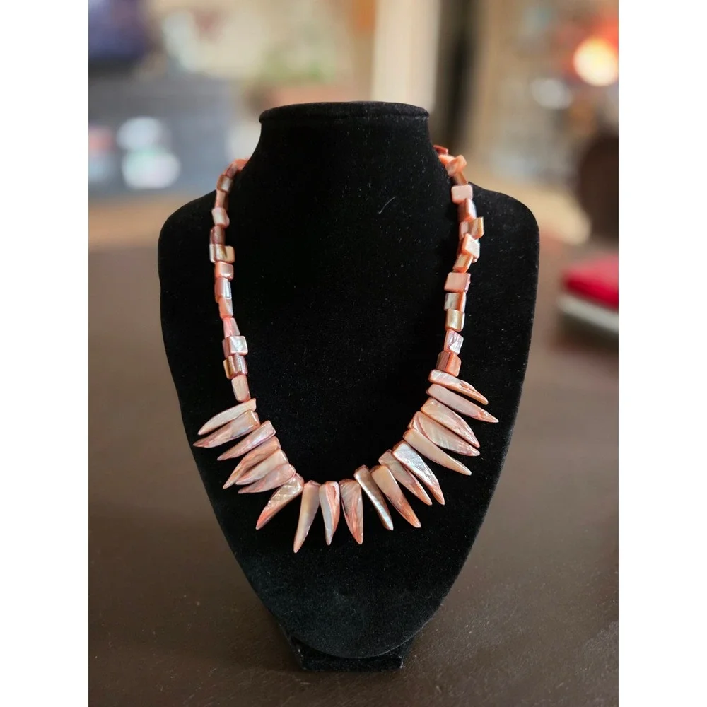 Vintage iridescent pink